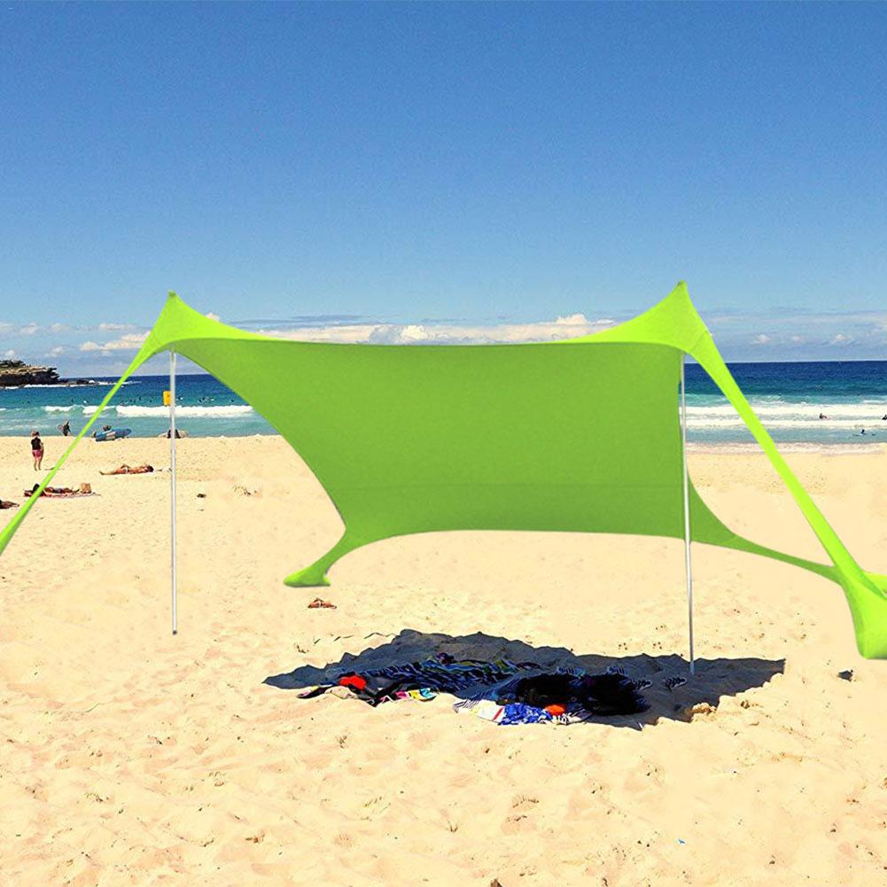 Namiot z baldachimem plażowym
